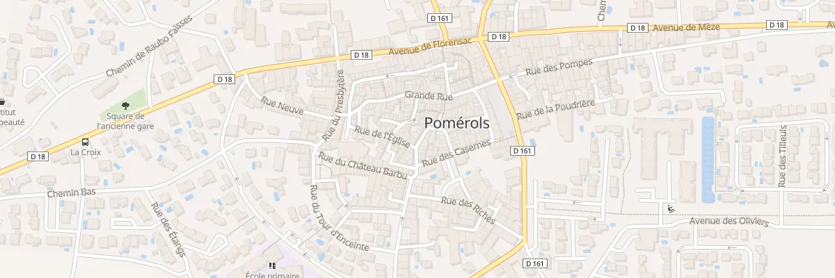 Plan du 12 Rue Basse à Pomérols
