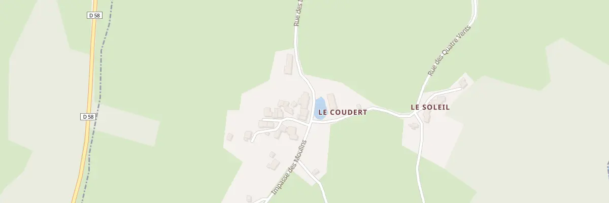 Plan du 5236 Le Coudert à Saint-Flour-l’Étang