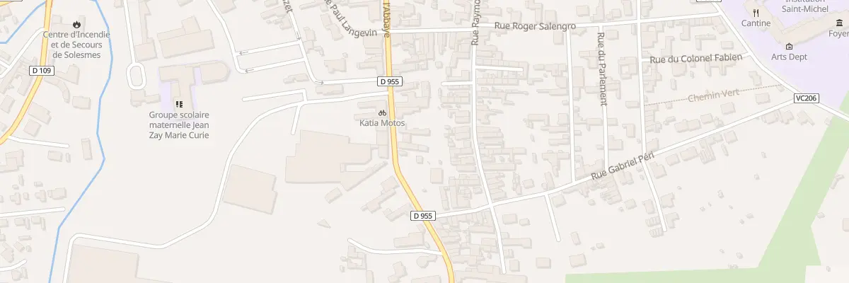 Plan du 27B Rue de l’Abbaye à Solesmes