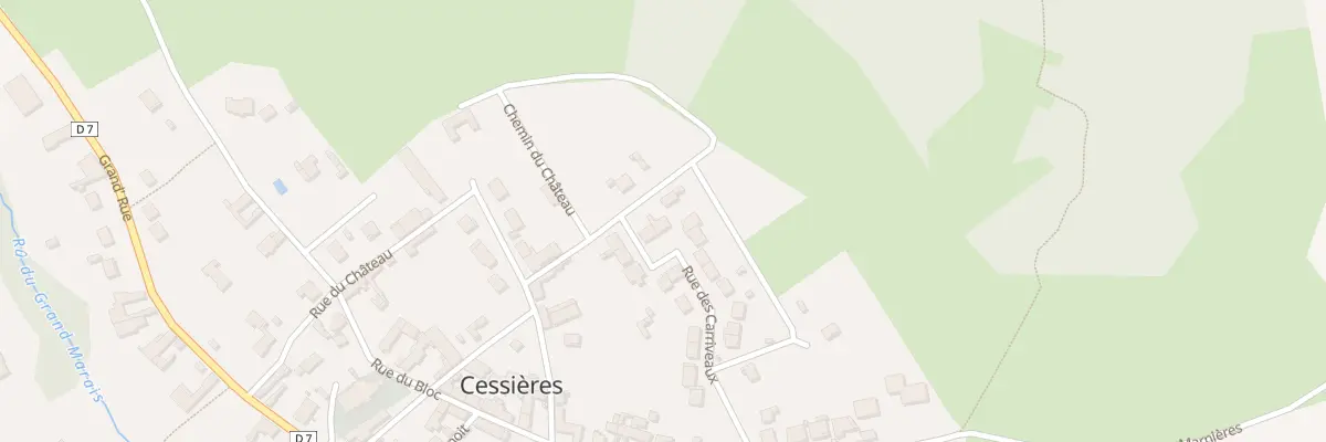 Plan du 19 Rue des Carriveaux à Cessières-Suzy