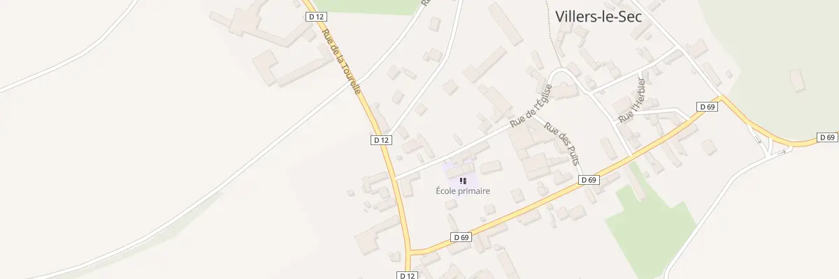 Plan du 3 Rue de l’Eglise à Villers-le-Sec