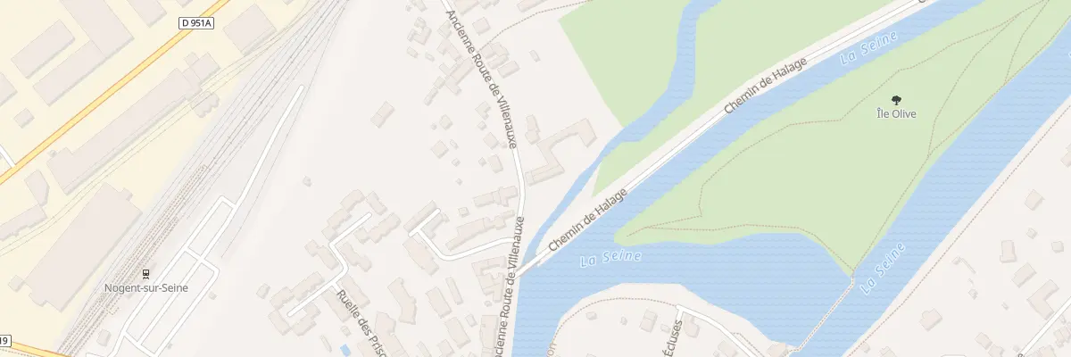 Plan du 4 Ancienne Route Villenauxe à Nogent-sur-Seine