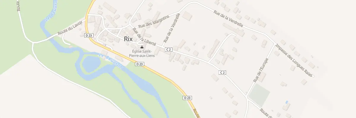 Plan du 8 Rue de la Liberté à Rix