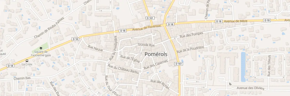 Plan du 3 Rue du Puits Saint Michel à Pomérols
