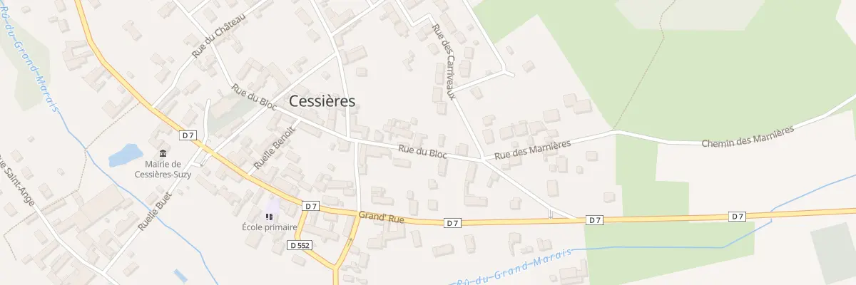 Plan du 3 Rue du Bloc à Cessières-Suzy