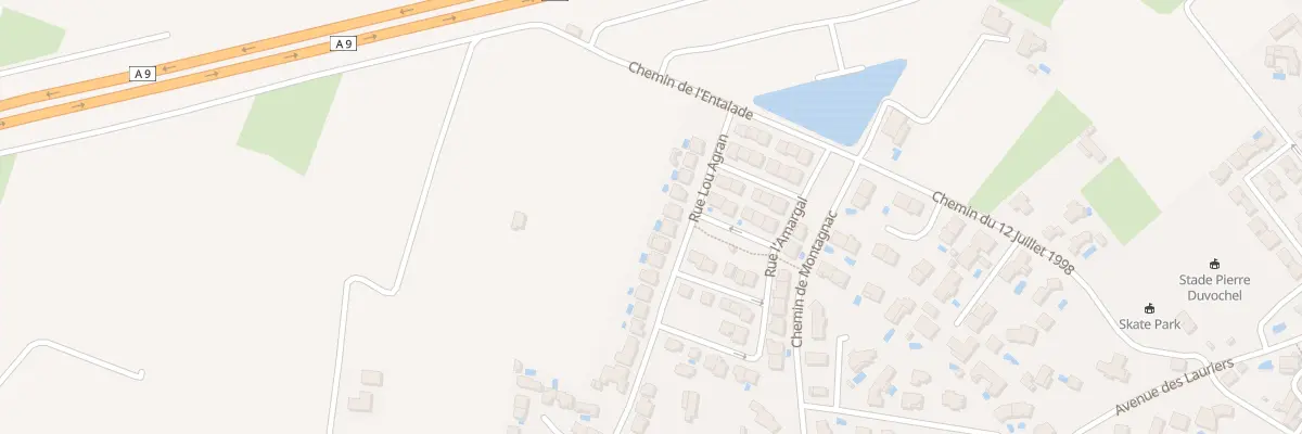 Plan du 13 Rue Lou Agran à Pinet