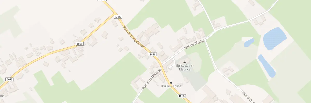 Plan du 40 Rue du Long Buhot à Bruille-Saint-Amand