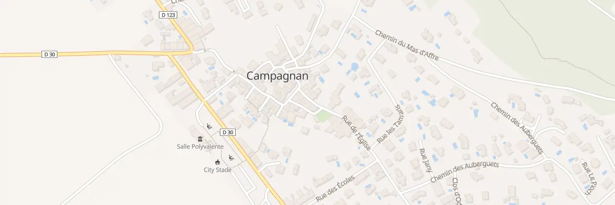 Plan du 9 Rue de l’Eglise à Campagnan