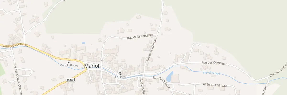 Plan du 11 Rue de la Noieraie à Mariol