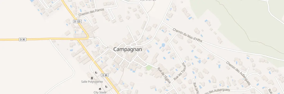 Plan du 4 Rue des Aires à Campagnan