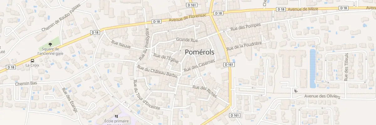 Plan du 7 Rue Basse à Pomérols