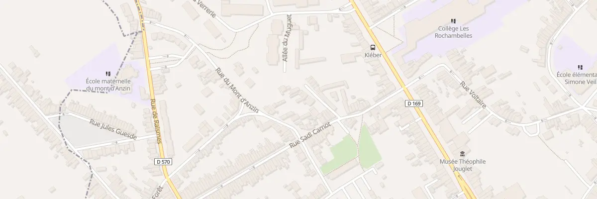 Plan du 53 Rue Carnot Cour Calvaire à Anzin