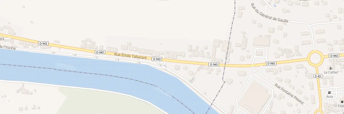 Plan du 87 Rue Emile Tabarant à Laroche-Saint-Cydroine