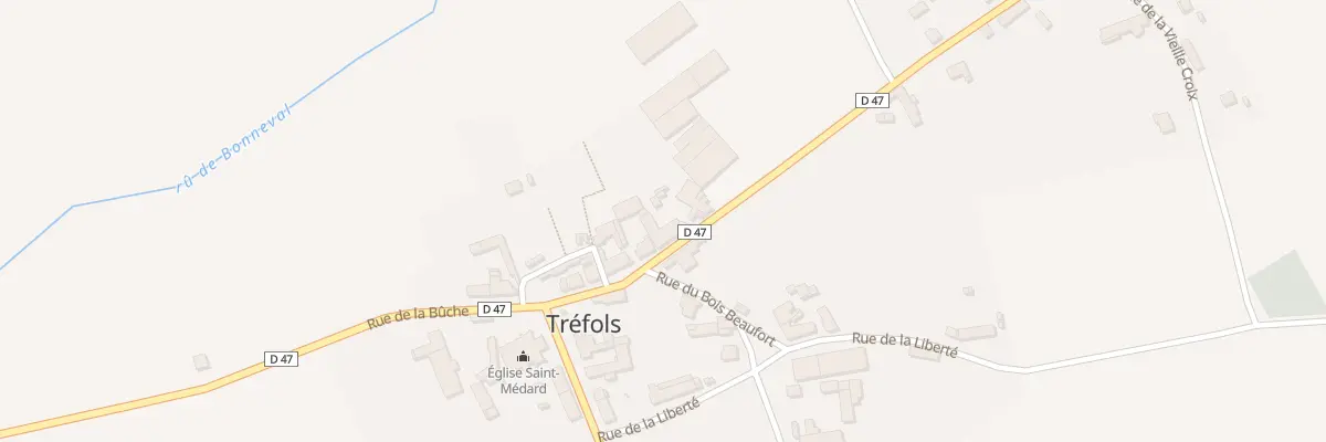 Plan du 10 Rue de la Buche à Tréfols