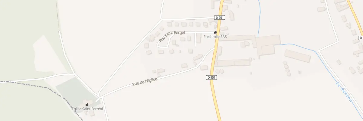 Plan du 2B Rue de l’Eglise à La Saulsotte