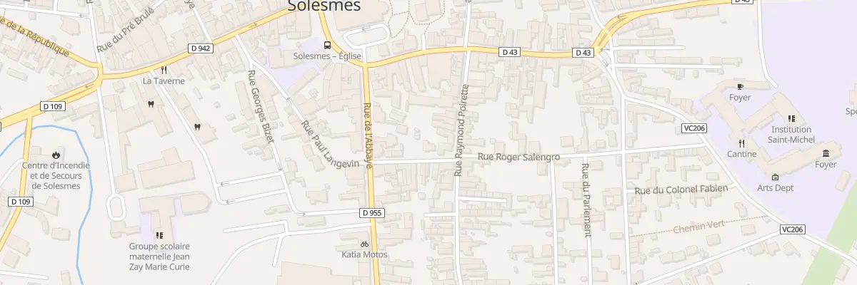 Plan du 3B Rue Roger Salengro à Solesmes