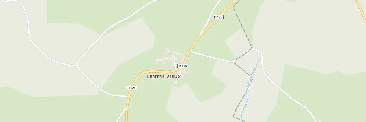 Plan du 5052 Lentre Vieux à Chaniat