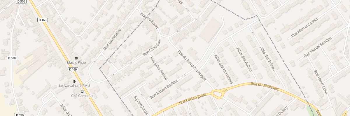 Plan du 24 Rue du Nord Prolongee à Anzin