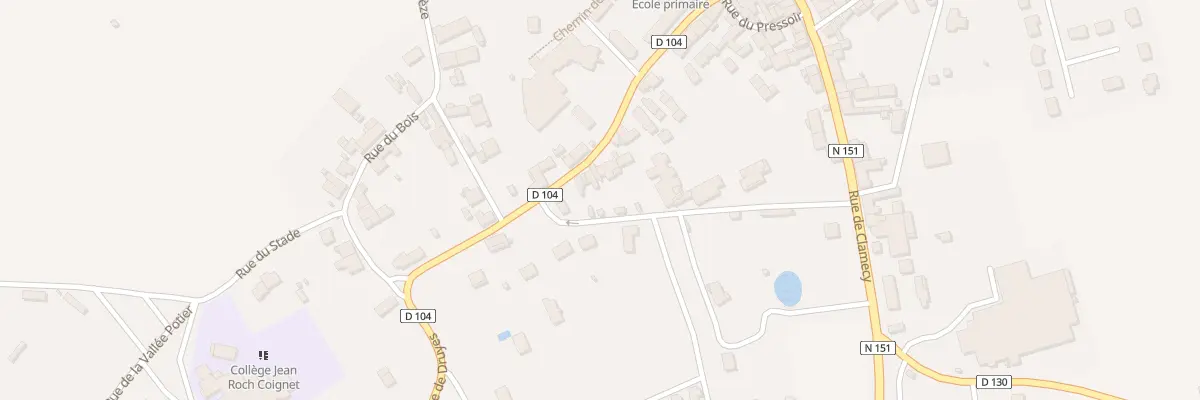 Plan du 27 Rue de Druyes à Courson-les-Carrières