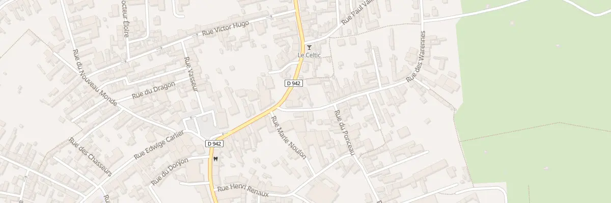Plan du 1 Rue des Warennes à Solesmes