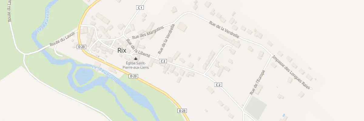 Plan du 5 Rue de la Liberté à Rix