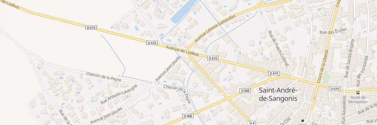 Plan du 65 Crs Grégoire à Saint-André-de-Sangonis