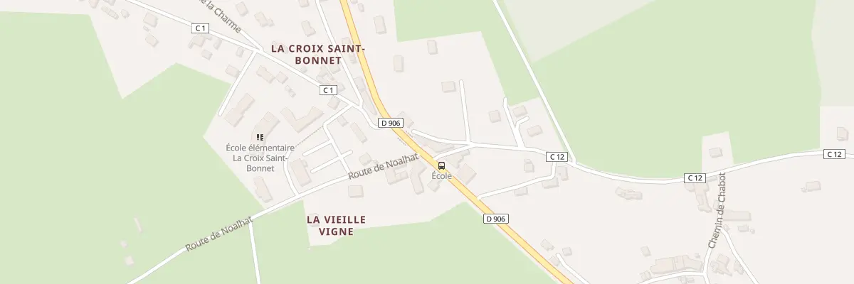 Plan du 6 Rte de Vichy à Paslières