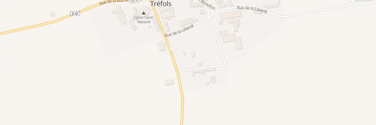 Plan du 1 Rue de Vailly à Tréfols