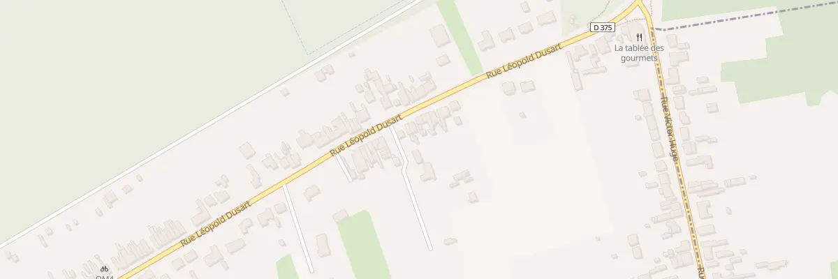 Plan du 1356 Rue Leopold Dussart à Raismes