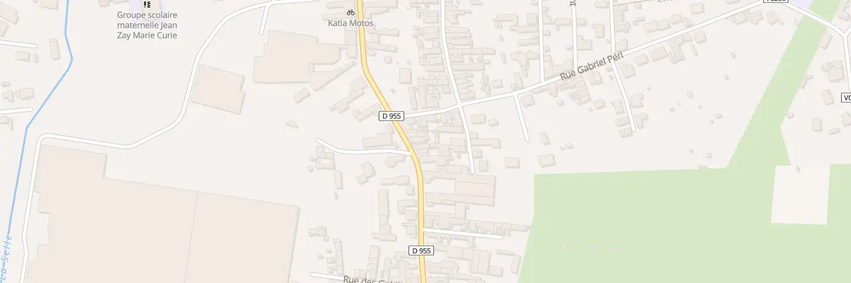 Plan du 45 Rue de l’Abbaye à Solesmes