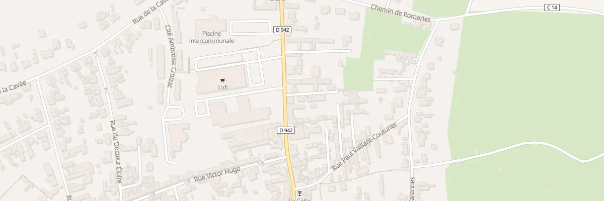 Plan du 54 Rue du Général de Gaulle à Solesmes