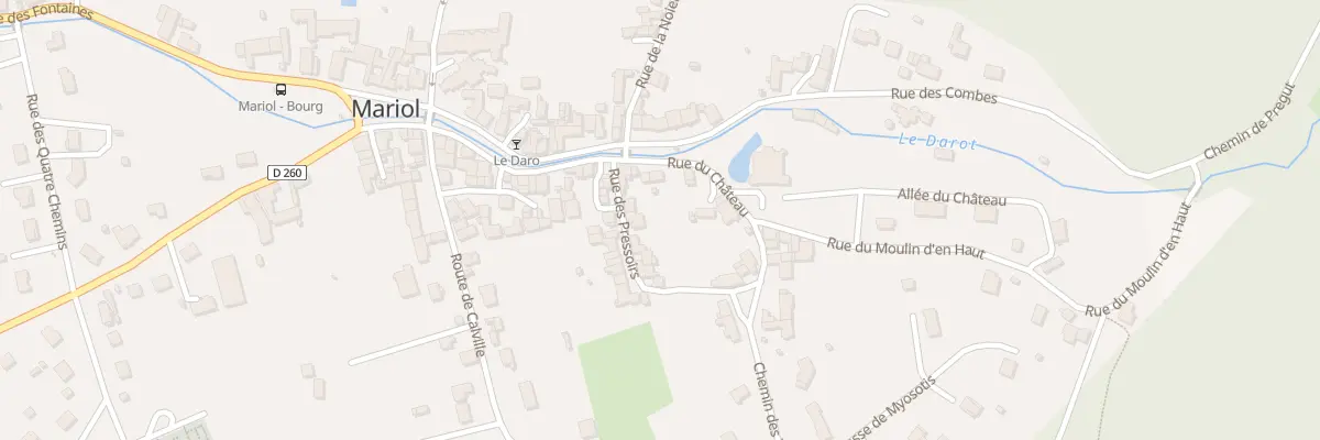 Plan du 5 Rue des Pressoirs à Mariol