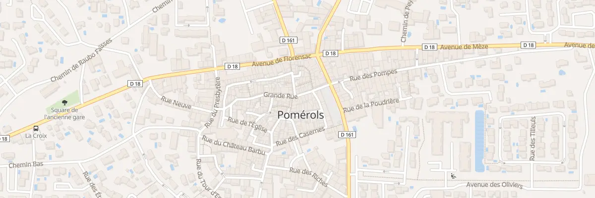 Plan du 13 Gr Grande Rue à Pomérols