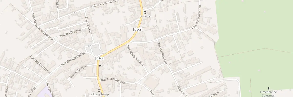 Plan du 8 Rue des Warennes à Solesmes