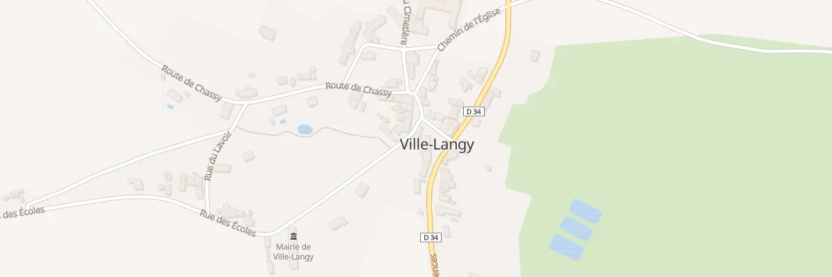 Plan du 6 Rte de Chassy à Ville-Langy