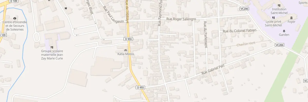 Plan du 46 Rue Raymond Poirette à Solesmes