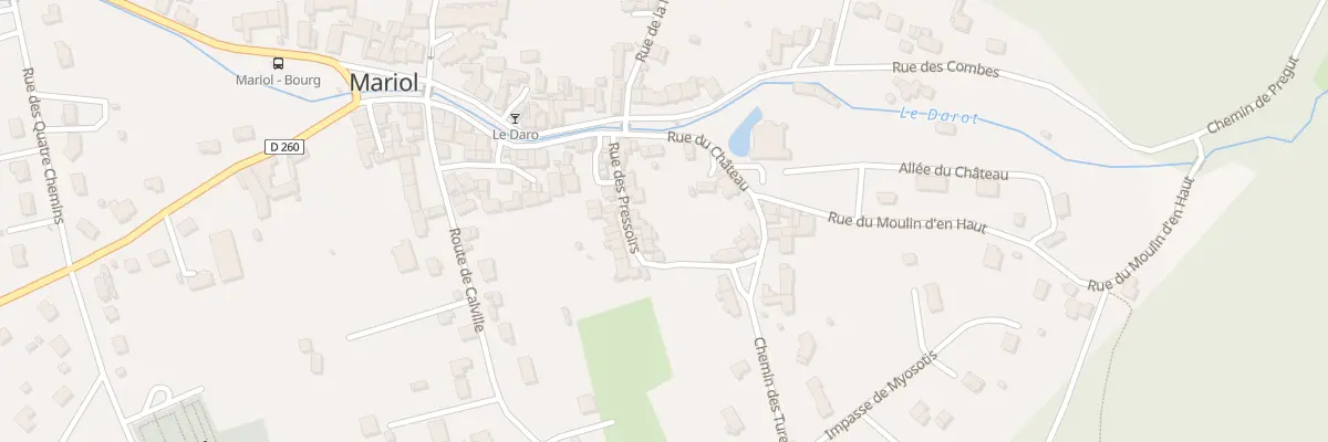 Plan du 7 Rue des Pressoirs à Mariol