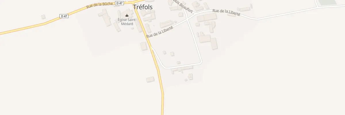 Plan du 3 Rue de Vailly à Tréfols