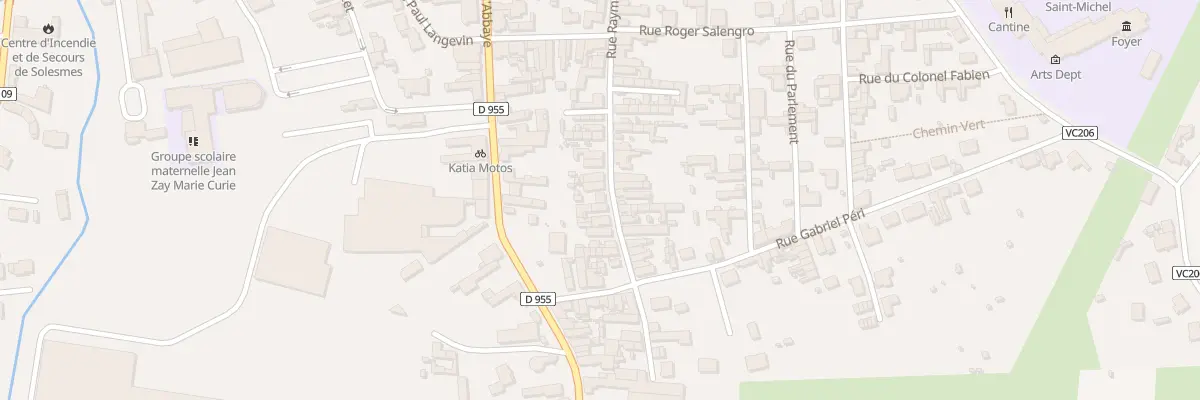 Plan du 58 Rue Raymond Poirette à Solesmes