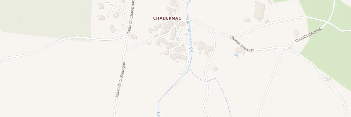 Plan du 1591 Chadernac à Langeac