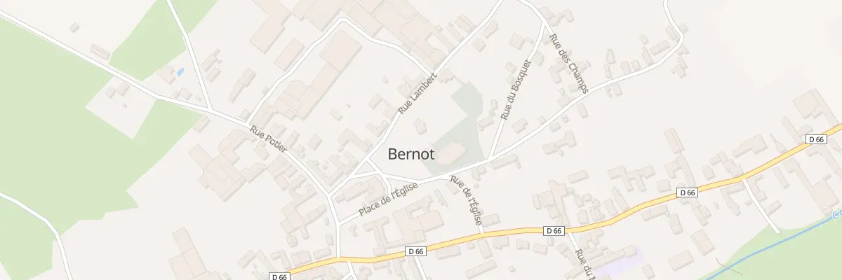 Plan du 12 Pl de l’Eglise à Bernot