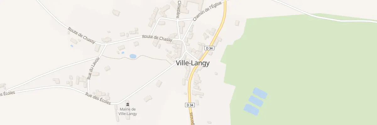 Plan du 4 Rte de Chassy à Ville-Langy