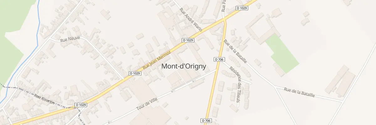 Plan du 40 Rue Jean Mermoz à Mont-d’Origny