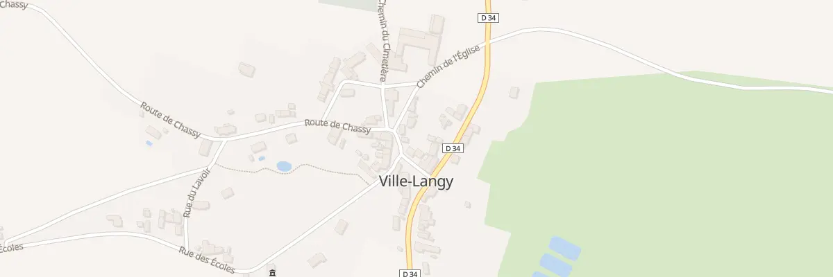 Plan du 3 Rte de Chassy à Ville-Langy