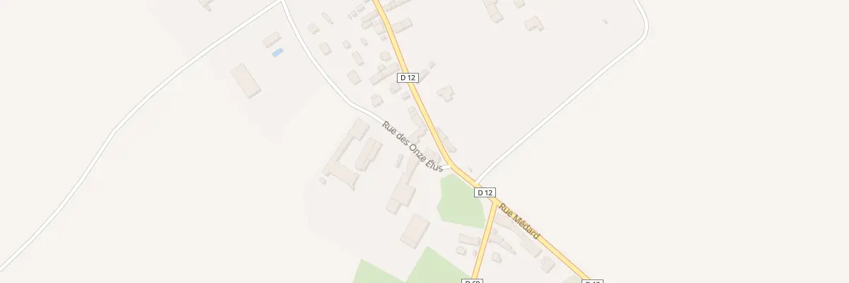 Plan du 22 Rue Médard à Villers-le-Sec