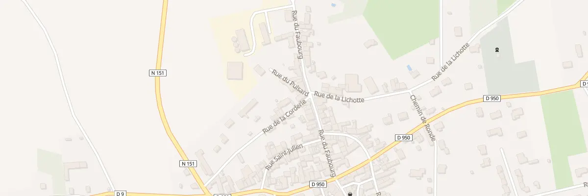 Plan du 1 Rue du Puisard à Courson-les-Carrières