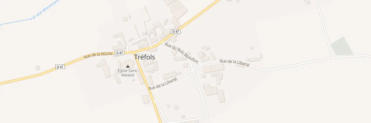 Plan du 4 Rue du Bois Beaufort à Tréfols