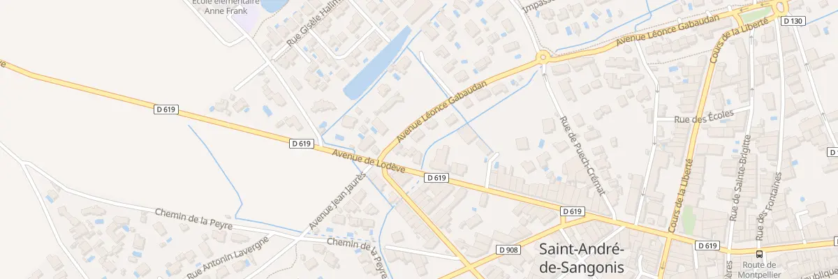 Plan du 35 Av Léonce Gabaudan à Saint-André-de-Sangonis