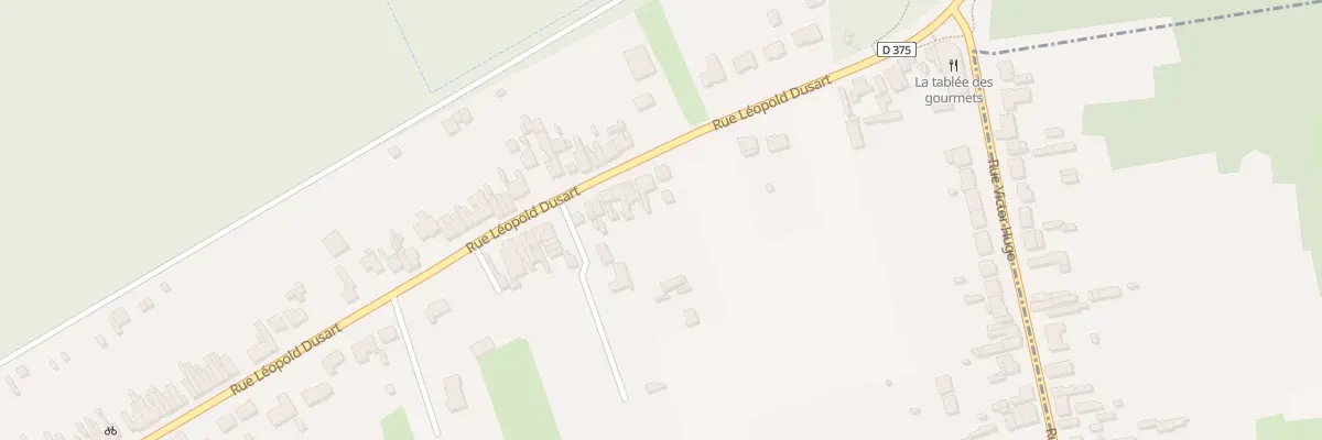 Plan du 1400 Rue Leopold Dussart à Raismes