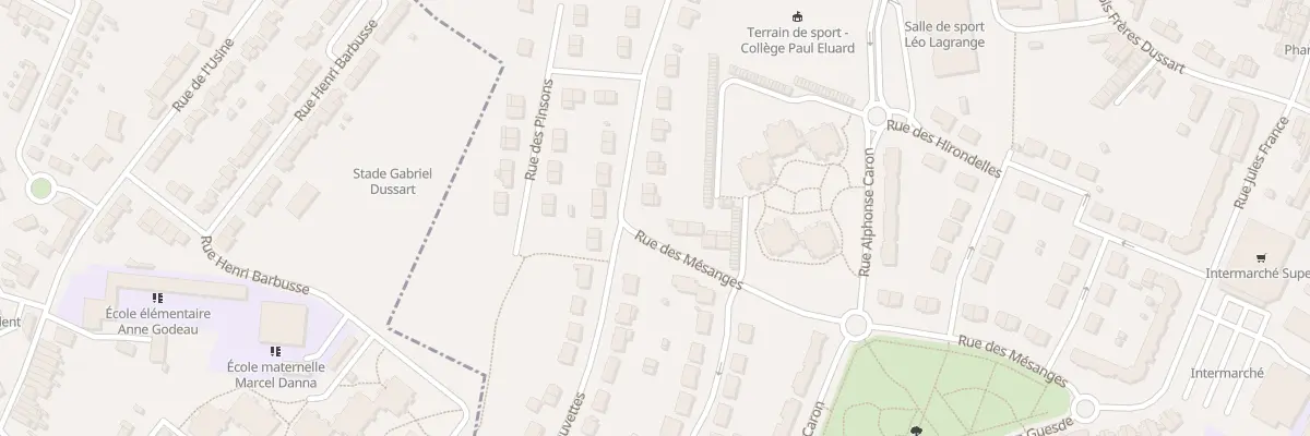 Plan du 20 Rue des Fauvettes à Beuvrages